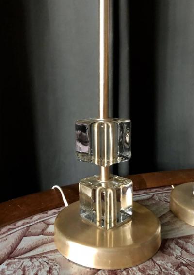 Malm metallvarufabrik AB Pair of Scandinavian Midcentury Table Lamps