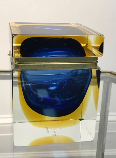  Mandruzzato Mandruzatto Designed Murano Glass Box