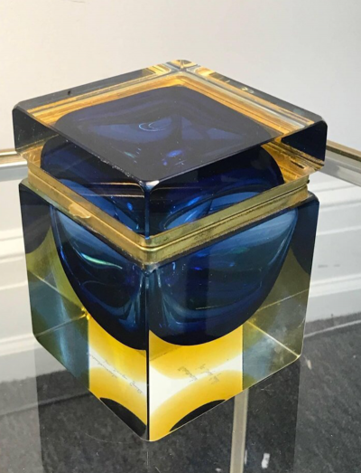  Mandruzzato Mandruzatto Designed Murano Glass Box