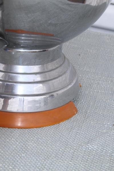  Manning Bowman Co Art Deco Machine Age Chrome and Bakelite Coffee Orb by Manning Bowman Ca 1930s