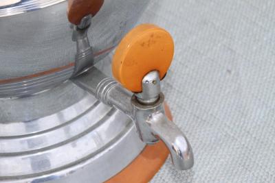  Manning Bowman Co Art Deco Machine Age Chrome and Bakelite Coffee Orb by Manning Bowman Ca 1930s