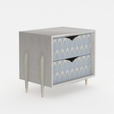  Mantellassi Peacock Bedside Table