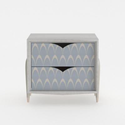 Mantellassi Peacock Bedside Table