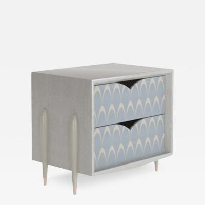  Mantellassi Peacock Bedside Table