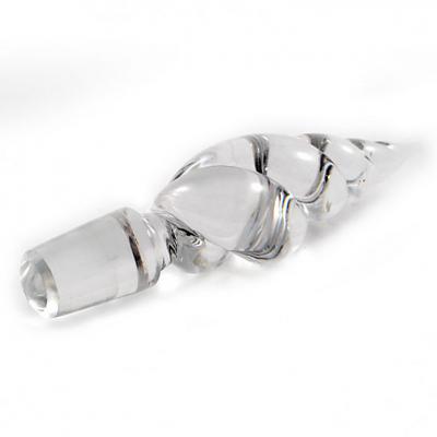 Mappin Webb Art Glass Decanter with Sterling Silver Neck