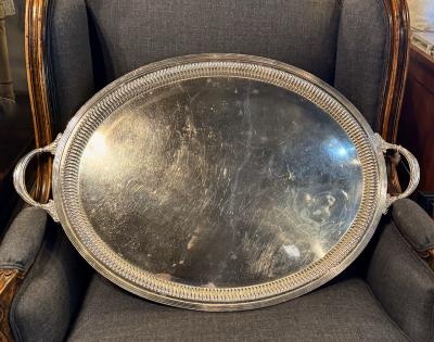  Mappin Webb Mappin Webb Edwardian Silver Plate Tea Tray