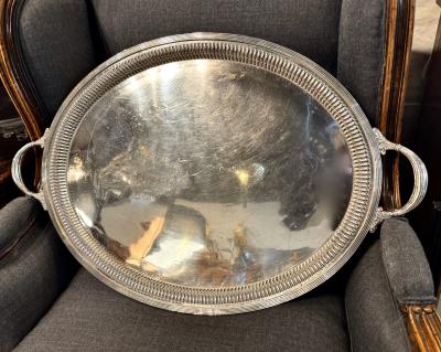  Mappin Webb Mappin Webb Edwardian Silver Plate Tea Tray