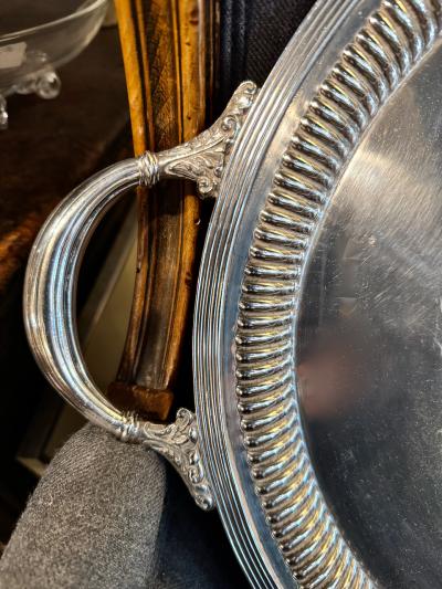  Mappin Webb Mappin Webb Edwardian Silver Plate Tea Tray