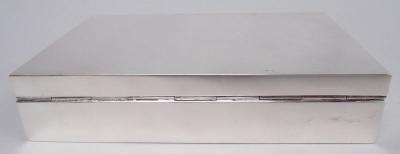  Mappin Webb Mappin Webb English Modern Sterling Silver Box 1965