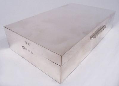  Mappin Webb Mappin Webb English Modern Sterling Silver Box 1965