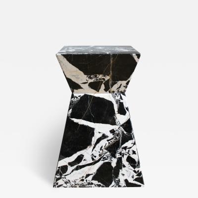  Marbera Aria Antique Marble Side Table