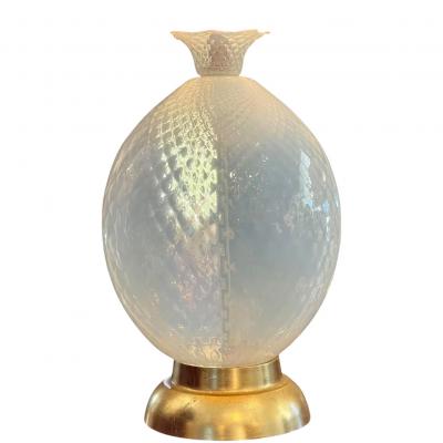  Marbro Lamp Company Huge Murano Italian Art Glass Pineapple Table Lamp Marbro