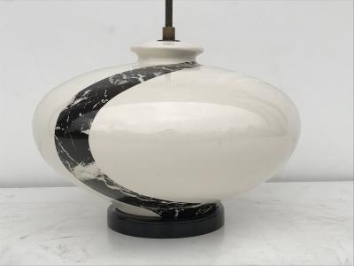  Marbro Lamp Company Large Scale White Ceramic Lamp