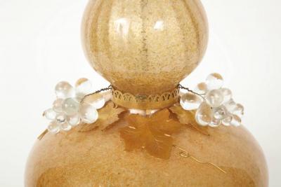  Marbro Lamp Company Marbro Gold Murano Glass Lamps