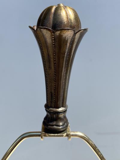  Marbro Lamp Company Pair Giant Brass Ginger Jar Lamps