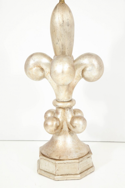  Marbro Lamp Company Pair of Spectacular Fleur de Lis Lamps by Marbro 