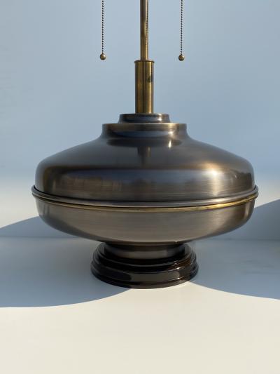  Marbro Lamp Company Pair of X Large Antique Brass Lamps