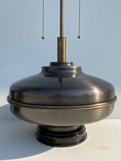  Marbro Lamp Company Pair of X Large Antique Brass Lamps