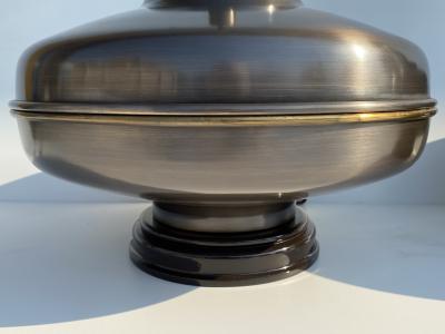  Marbro Lamp Company Pair of X Large Antique Brass Lamps