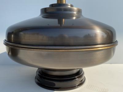  Marbro Lamp Company Pair of X Large Antique Brass Lamps