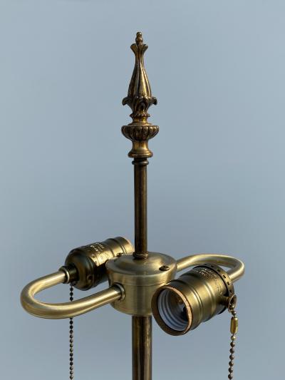  Marbro Lamp Company Pair of X Large Antique Brass Lamps
