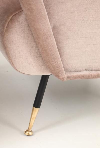  Marco Zanuso Style 1960s Marco Zanuso Style Italian Lounge Chairs In Mohair Fabric