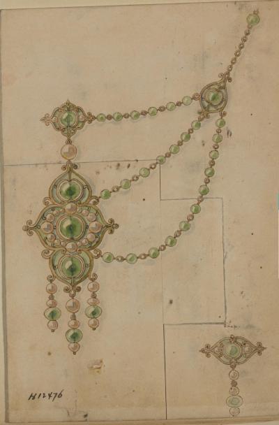  Marcus Co Marcus Co Plique jour Enamel and Peridot Necklace