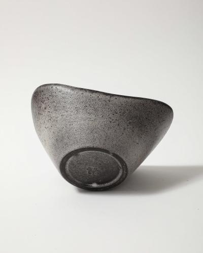  Mari Simmulson Glazed Ceramic Bowl with Tessellated Pattern by Mari Simmulson for Upsala Ekeby