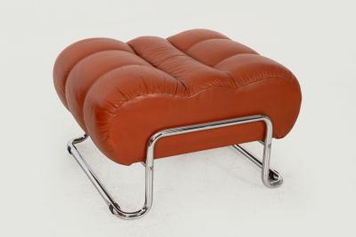 Mariani Guido Faleschini for Mariani Tucroma Lounge Chair Ottoman Italy c 1960