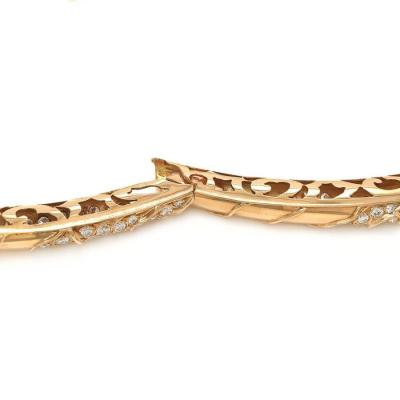  Marina B MARINA B 18K YELLOW GOLD DIAMOND COLLAR NECKLACE