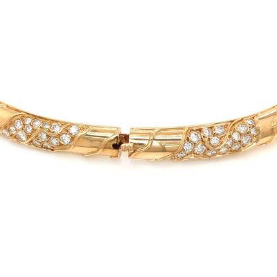  Marina B MARINA B 18K YELLOW GOLD DIAMOND COLLAR NECKLACE