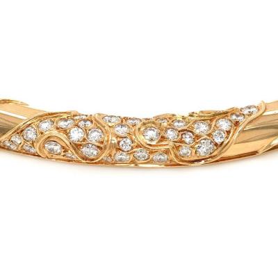  Marina B MARINA B 18K YELLOW GOLD DIAMOND COLLAR NECKLACE