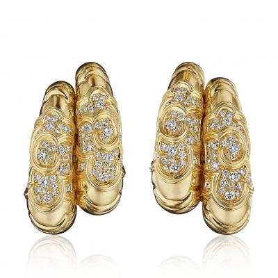  Marina B Marina B Onda Beta 2 Diamond Earrings