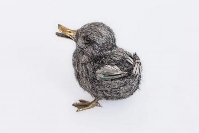 Mario Buccellati A Whimsical Family of Three Buccellati Sterling Silver Ducks