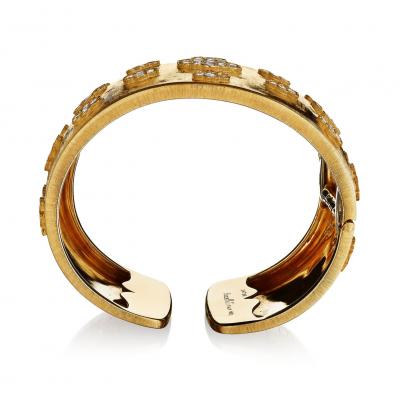  Mario Buccellati Mario Buccellati Diamond Rigato Bracelet