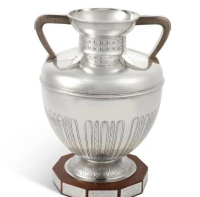  Mario Buccellati Rare One of a Kind Buccellati Sterling Silver Polo Trophy for Boca Raton Polo