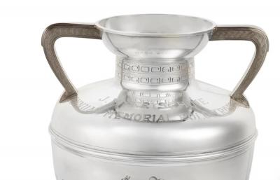  Mario Buccellati Rare One of a Kind Buccellati Sterling Silver Polo Trophy for Boca Raton Polo