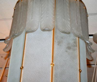  Marius Ernest Sabino An Art Deco Monumental Lantern by SABINO