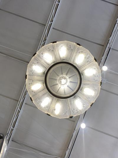  Marius Ernest Sabino Art Deco Chandelier by Ernest Marius Sabino