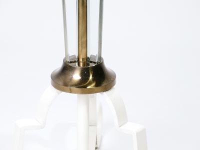  Marius Ernest Sabino Bronze and crystal floor lamp by Sabino 1930 s