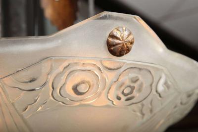  Marius Ernest Sabino French Art Deco Chandelier by Sabino