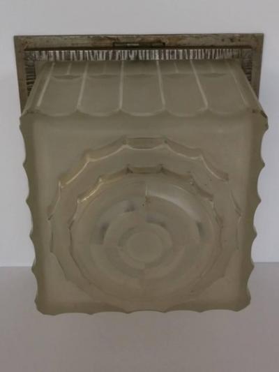  Marius Ernest Sabino French Art Deco Flush Mount Signed by Sabino LU161923563012