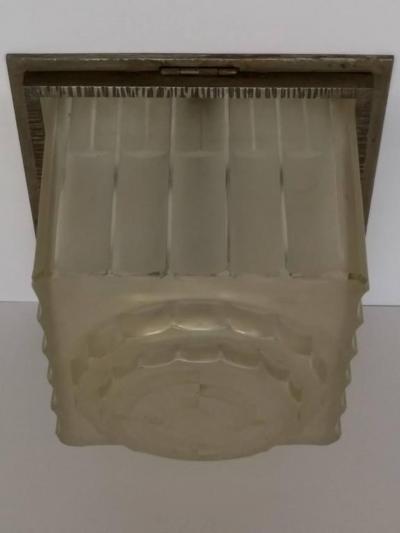  Marius Ernest Sabino French Art Deco Flush Mount Signed by Sabino LU161923563012