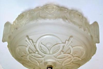  Marius Ernest Sabino French Art Deco Flush Mount by Sabino LU161924764933