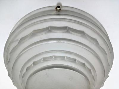  Marius Ernest Sabino French Art Deco Flush Mount or Pendant Chandelier by Sabino LU161924805563