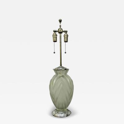  Marius Ernest Sabino French Art Deco Table Lamp by Sabino Diamond