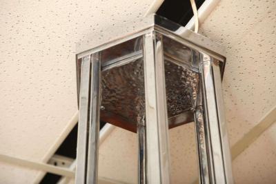  Marius Ernest Sabino Large Art Deco Chandelier by SABINO