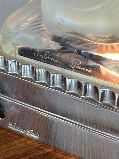  Marius Ernest Sabino Opalescent Lidole Lamp by Sabino