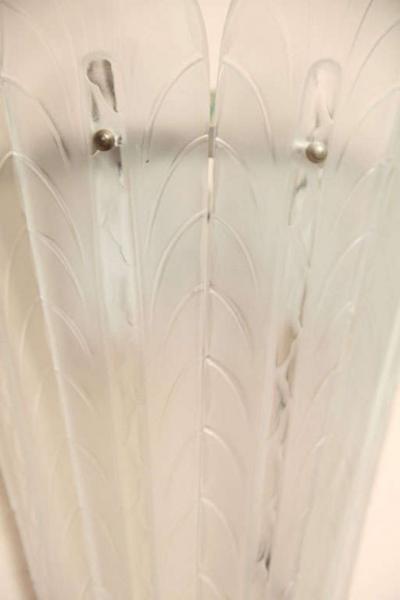  Marius Ernest Sabino Pair of Art Deco Wall Sconces by Sabino