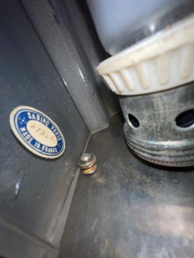  Marius Ernest Sabino Sabino Art Deco Modernist Stepped Original Chrome Sconces Pair 1930s